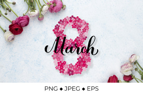 Download March 8 Calligraphy Lettering - Letter Collection