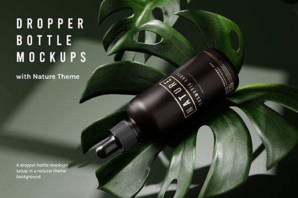 Download Dropper Bottle Mockups with Nature Theme - Nature theme Collection