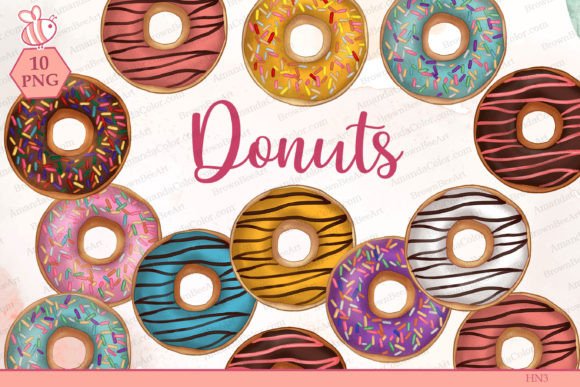 Download Hand Drawn Donuts Clipart - Drawn Collection