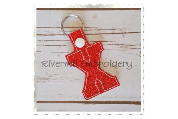 Download ITH Snap Tab Keychain - Letter X - Letter Collection