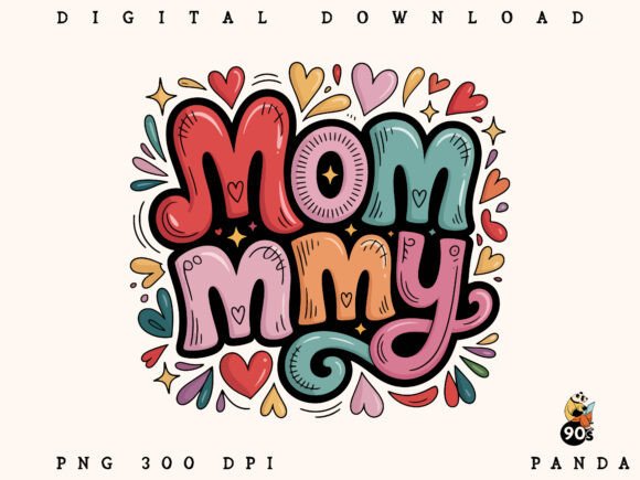 Download Brushstroke Mommy, Hand Drawn Mommy Png - Drawn Collection