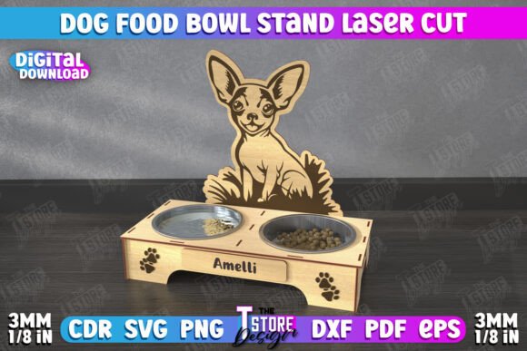 Download Dog Food Bowl Stand | Food Bowl Holder - Premium Bundle