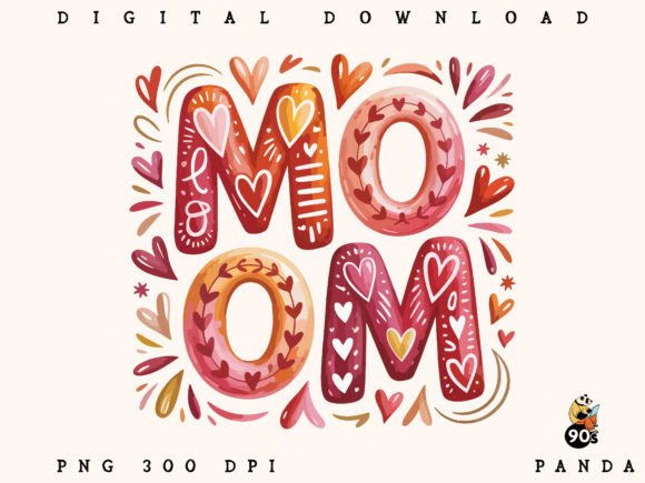 Download Brushstroke Mom, Hand Drawn Mom Design - Drawn Collection